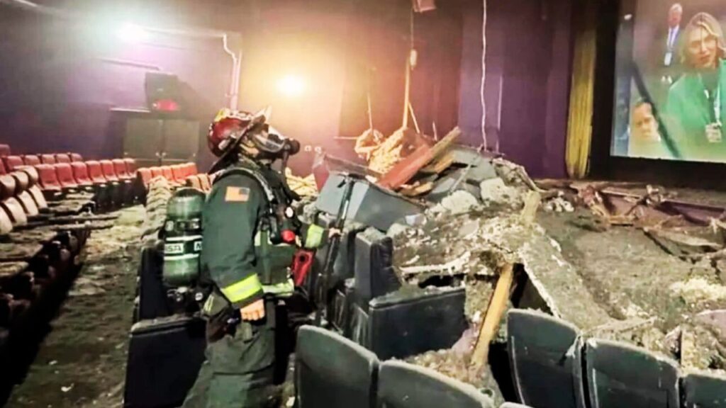 Cinema Ceiling Collapses During 'Final Destination' Screening, Injuring Audience Member 2 Cinema Ceiling Collapses During 'Final Destination' Screening, Injuring Audience Member