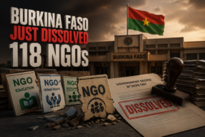 Burkina Faso just dissolved 118 NGOs